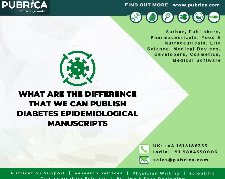 diabets epidemiological manuscripts