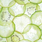 sliced green fruits