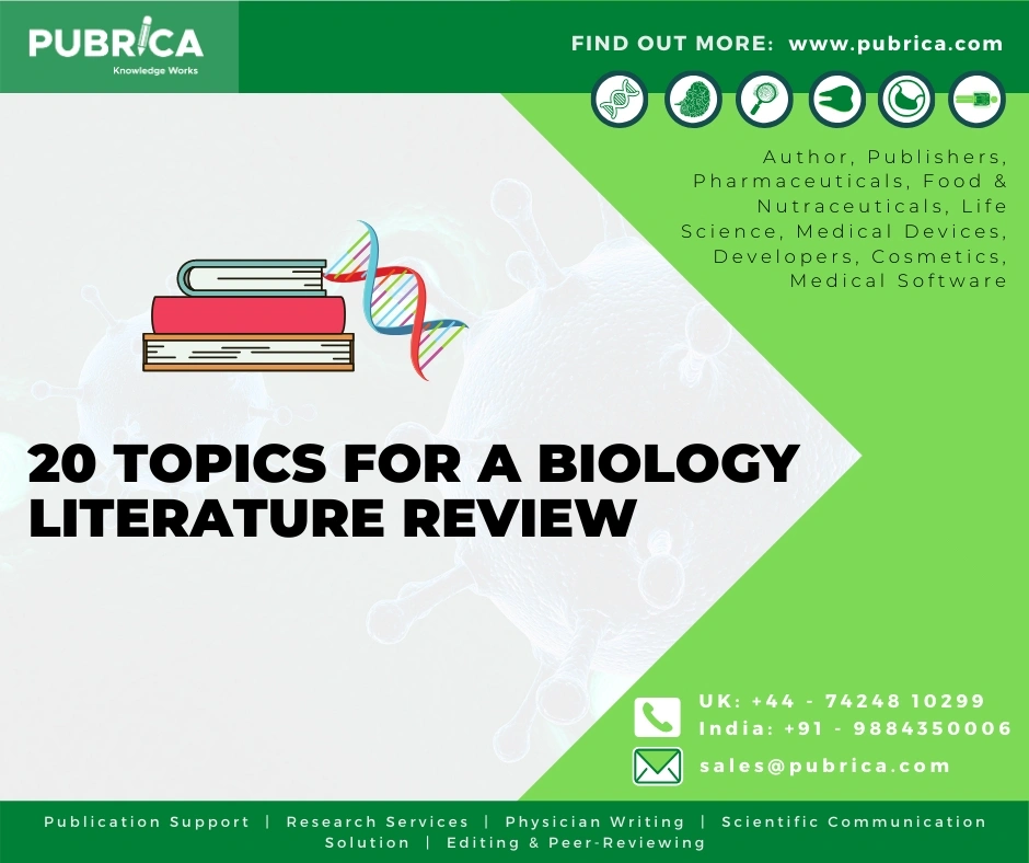 20 Topics For A Biology Literature Review