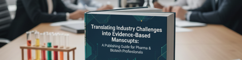V1-Translating Industry Challenges into Evidence-Based Manuscripts A Publishing Guide for Pharma Biotech Professionals-banner image