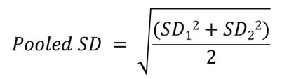 pooled Sd