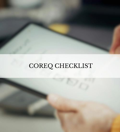 COREQ guidelines