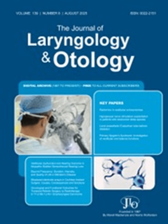 The Journal of laryngology and otology