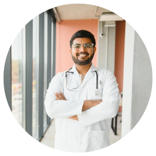 Portrait of Dr. Arjun Menon, Cosmetic Scientist based in the USA