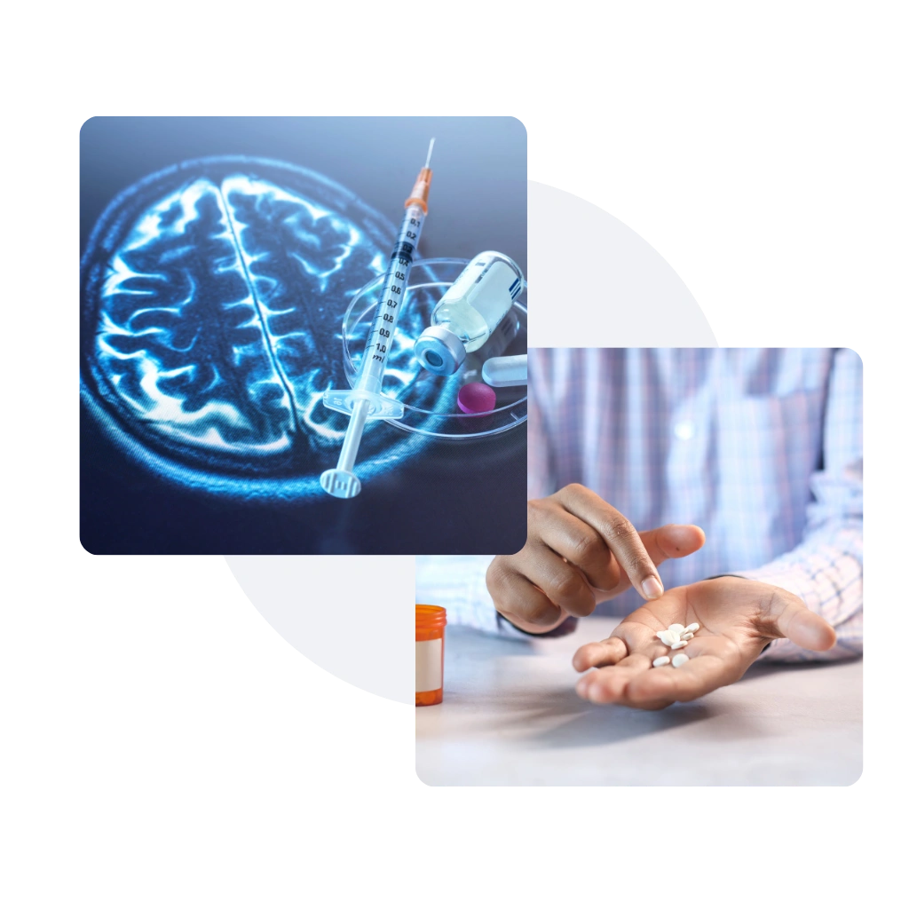 Scientific visual representation of generic medicine standards and FDA approval