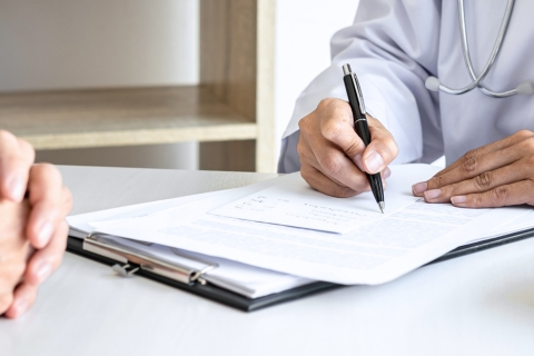 Physician Writing