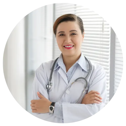 Portrait of Dr. Priya Menon