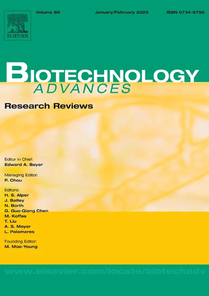 Biotechnology Advances Journal Cover