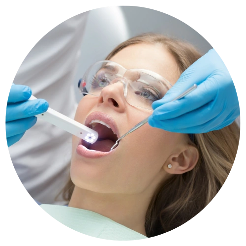 Dentistry clinical examination visual