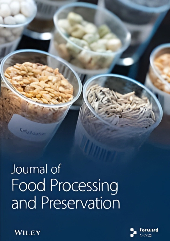 Journal of Food Processing and Preservation Cover