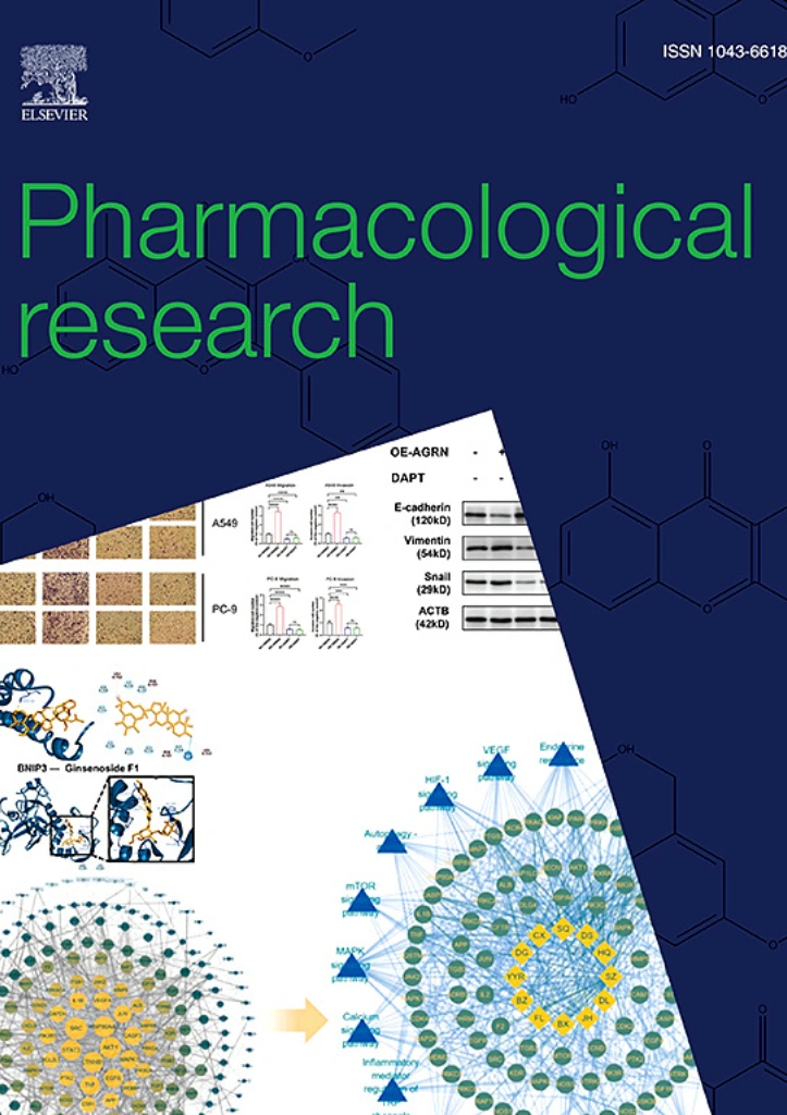 Pharmacological Research Journal Cover