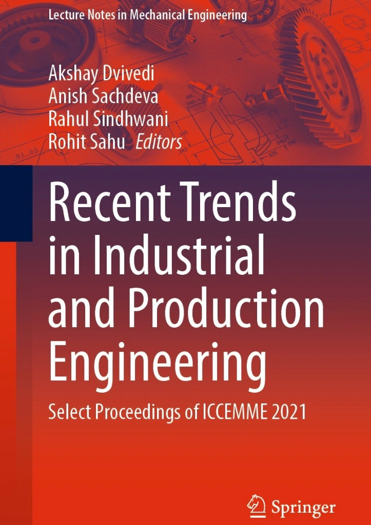 Recent Trends in Industrial and Production Engineering Journal Cover