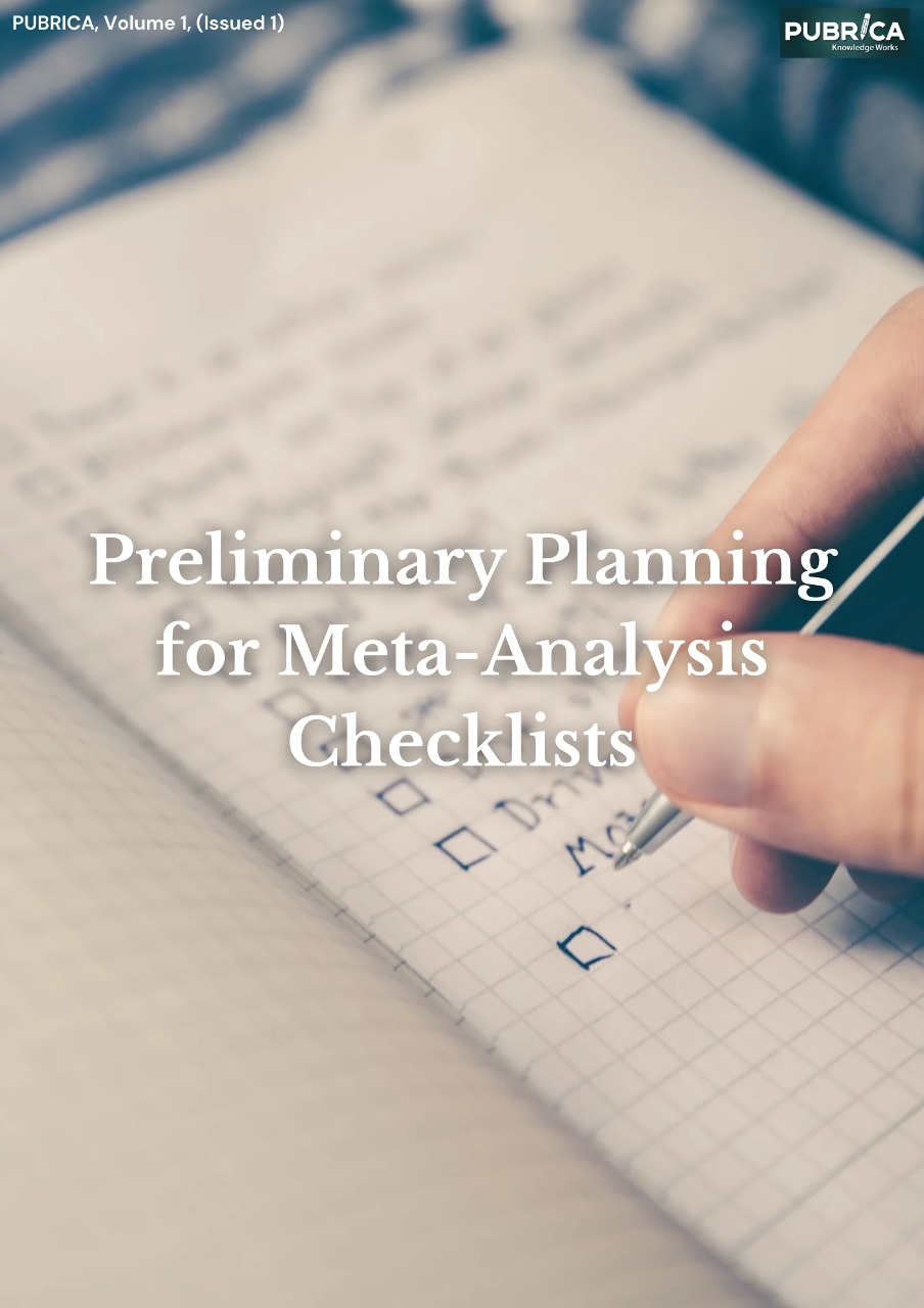 Preliminary Planning for Meta-Analysis Checklists