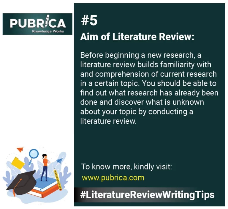 Aim of Literature Review