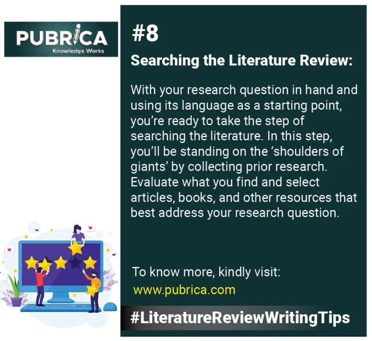 Searching of Literature Review