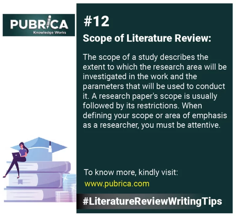 Scope of Literature Review