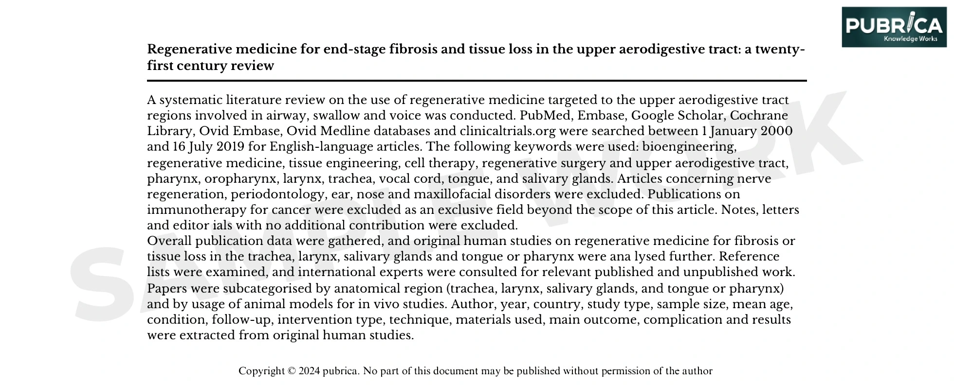 Meta analysis