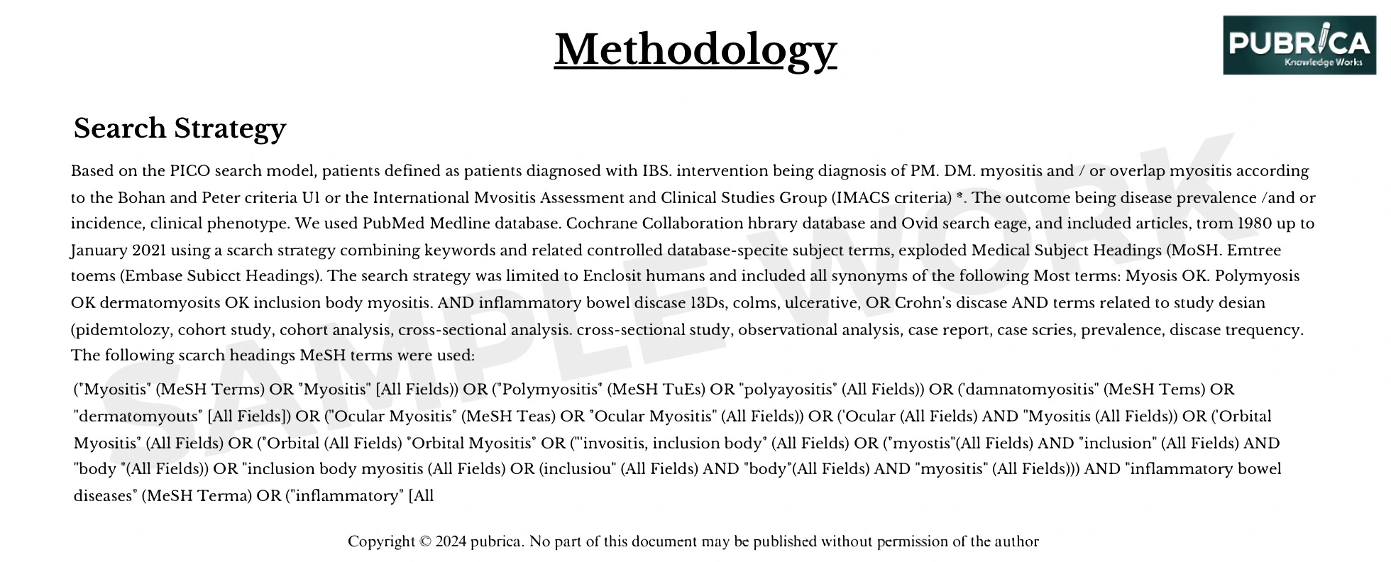 Research Proposal sample