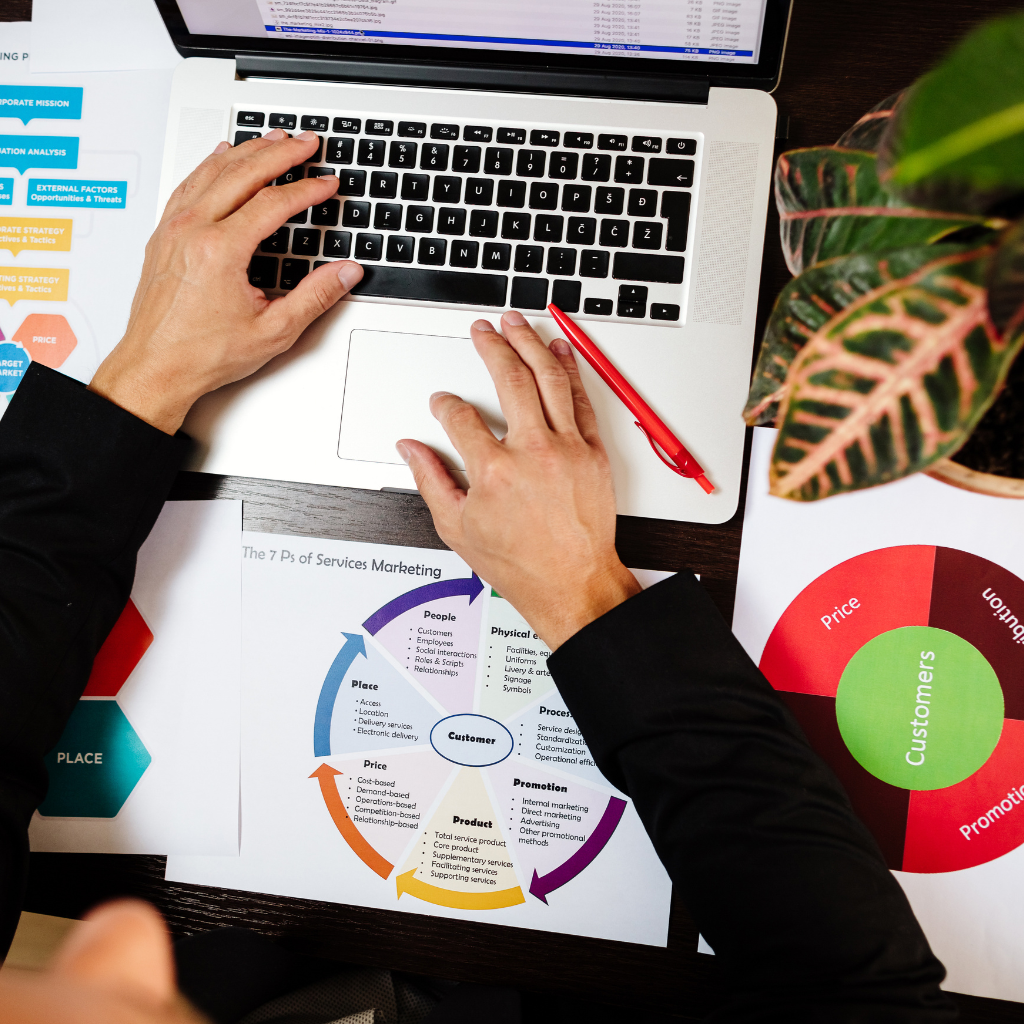 People discussing research