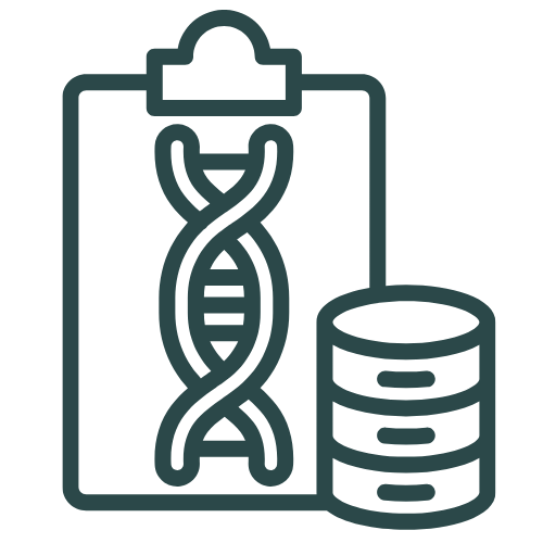 Genomic data analysis tools icon