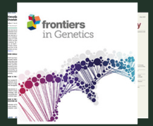 Frontiers in Genetics journal cover image
