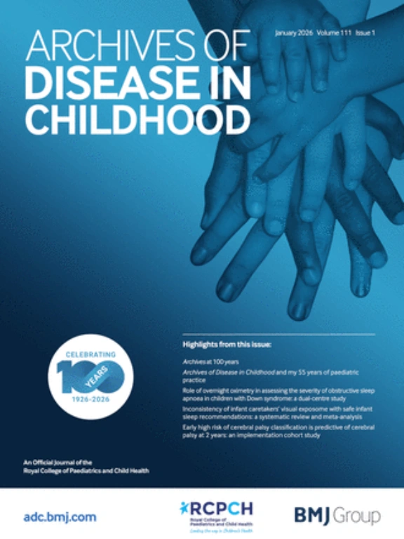 Archives of Disease in Childhood