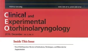 Clinical and Experimental Otorhinolaryngology Journal