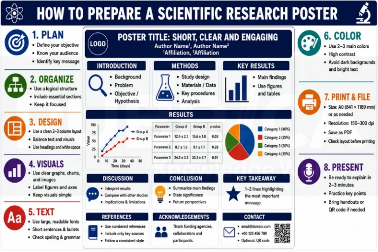 scientific poster preparation