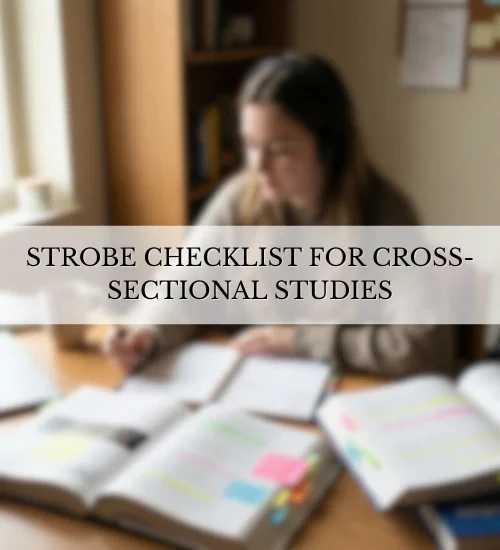 STROBE checklist for cross-sectional studies
