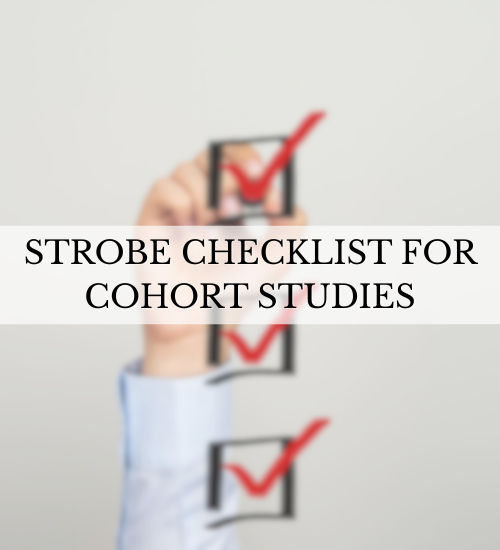 Strobe checklist for cohort studies