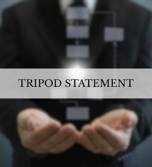 TRIPOD STATEMENT