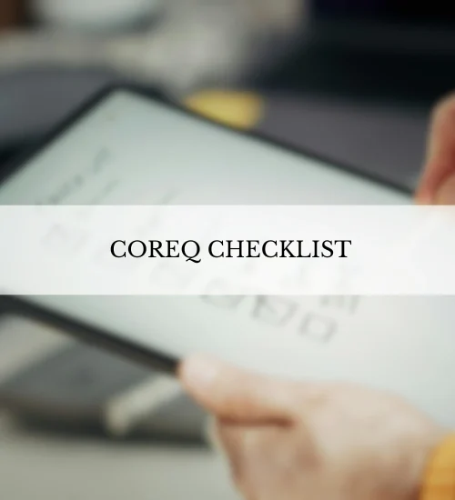 COREQ guidelines