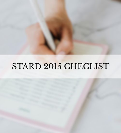 stard 2015 checlist